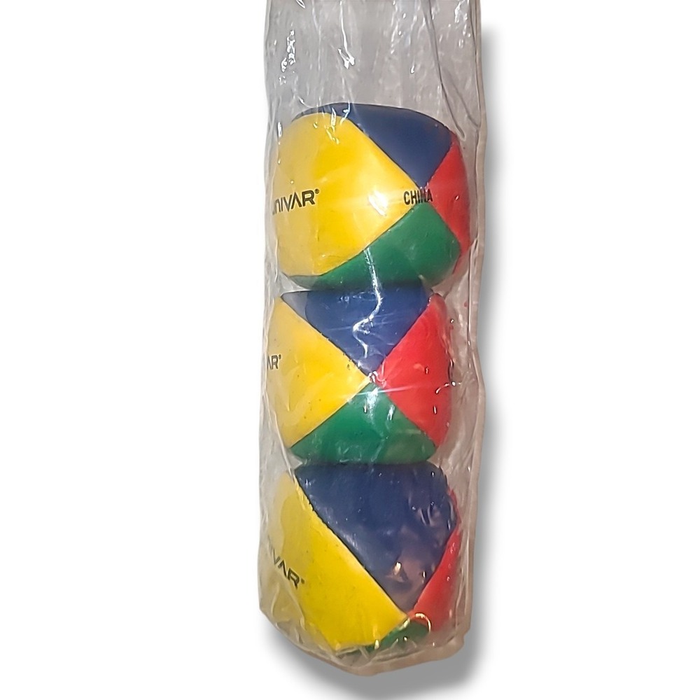 Vintage Hacky Sack Foot Bags Set of 3‎ Univar Promo Juggling Balls